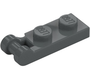 LEGO Dark Stone Gray Plate 1 x 2 with End Bar Handle (60478)