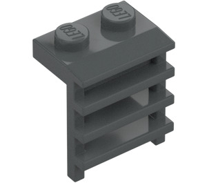 LEGO Dunkles Steingrau Platte 1 x 2 mit Leiter (4175 / 31593)