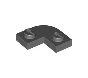 LEGO Dark Stone Gray Plate 2 x 2 Round Corner (79491)