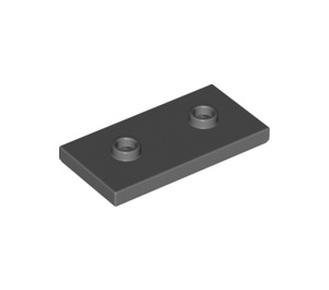 LEGO Dark Stone Gray Plate 2 x 4 with 2 Studs (65509)