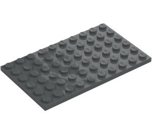 LEGO Gris piedra oscuro Placa 6 x 10 (3033)