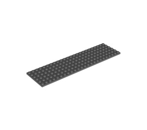 LEGO Dark Stone Gray Plate 6 x 24 (3026)
