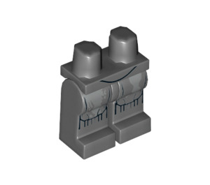 LEGO Dark Stone Gray RA-7 Protocol Droid (75051) Minifigure Hips and Legs (3815 / 18085)