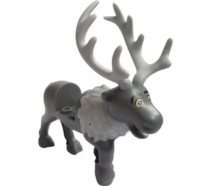 LEGO Dark Stone Gray Reindeer with White (24872 / 59104)