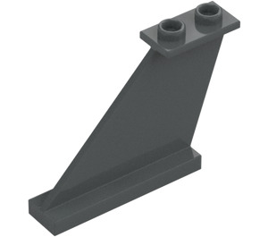 LEGO Dark Stone Gray Rudder 1 x 3 x 4 (2340)