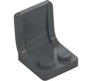 LEGO Dark Stone Gray Seat 2 x 2 with Sprue Mark (4079)