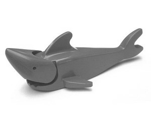 LEGO Dark Stone Gray Shark with Pointed Nose