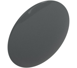 LEGO Dark Stone Gray Shield - Curved (75902)