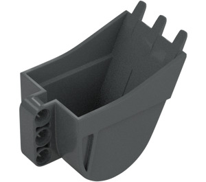 LEGO Dark Stone Gray Shovel 4 x 5 x 7 (24120 / 77040)