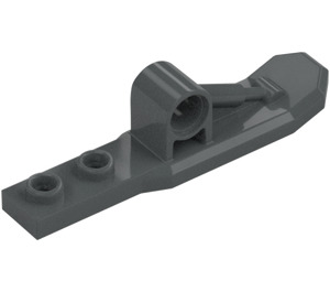 LEGO Dark Stone Gray Ski with Pin Hole (15540 / 15625)