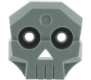 LEGO Dark Stone Gray Skull with Two Pins (47990)