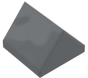 LEGO Dark Stone Gray Slope 1 x 1 (45°) Double (35464)