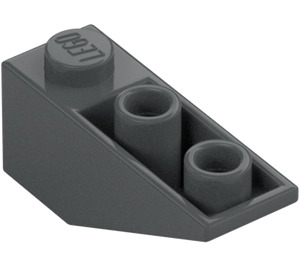 LEGO Dark Stone Gray Slope 1 x 3 (25°) Inverted (4287)