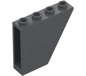 LEGO Dark Stone Gray Slope 1 x 4 x 3 (60°) Inverted (67440)