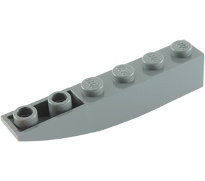LEGO Dark Stone Gray Slope 1 x 6 Curved Inverted (41763 / 42023)