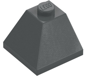 LEGO Dark Stone Gray Slope 2 x 2 (45°) Corner (3045)