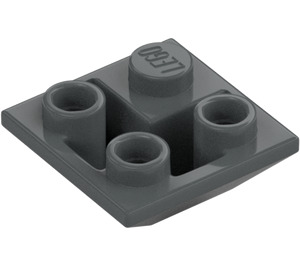 LEGO Mörk Stengrå Backe 2 x 2 (45°) Omvänd (3676)