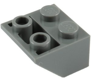 LEGO Dark Stone Gray Slope 2 x 2 (45°) Inverted with Flat Spacer Underneath (3660)