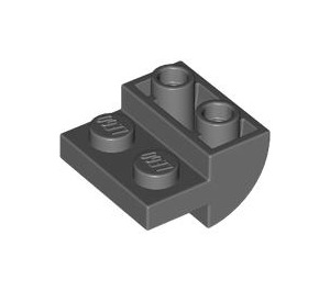 LEGO Dark Stone Gray Slope 2 x 2 x 1 Curved Inverted (1750)