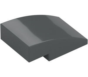 LEGO Dark Stone Gray Slope 2 x 3 Curved (24309)