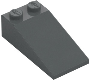 LEGO Dark Stone Gray Slope 2 x 4 (18°) (30363)