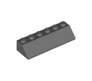 LEGO Dunkles Steingrau Steigung 2 x 6 (45°) (23949)