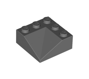 LEGO Gris pierre foncé Pente 3 x 3 (25°) Double Concave (99301)