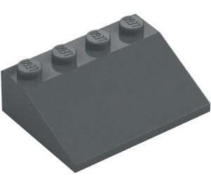 LEGO Grigio pietra scuro Pendenza 3 x 4 (25°) (3016 / 3297)