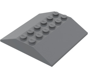 LEGO Dark Stone Gray Slope 6 x 6 (25°) Double (4509)