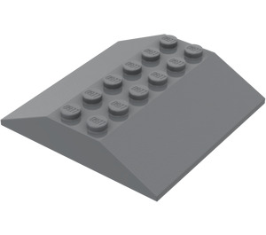 LEGO Donker Steengrijs Helling 6 x 6 (25°) Dubbele (4509)