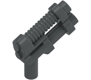 LEGO Dark Stone Gray Space Gun with Ribbed Barrel (6018 / 95199)