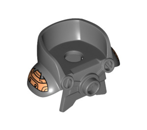 LEGO Dark Stone Gray Space Marine Armor with Copper Shoulder Plates (12642 / 72326)