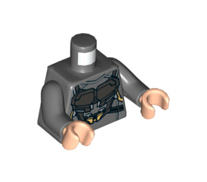 LEGO Dark Stone Gray Star-Lord Minifig Torso (973 / 76382)