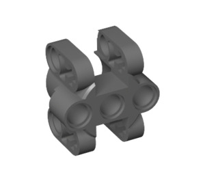 LEGO Dark Stone Gray Technic Power Functions Linear Actuator Motor Mount (61905)