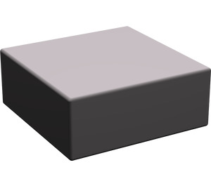 LEGO Dark Stone Gray Tile 1 x 1 without Groove