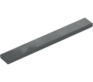 LEGO Dark Stone Gray Tile 1 x 8 (4162)