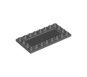 LEGO Dark Stone Gray Tile 4 x 8 Inverted (83496)