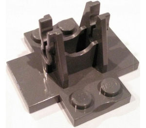 LEGO Dark Stone Gray Tilting Bearing 4 x 4 (41733)