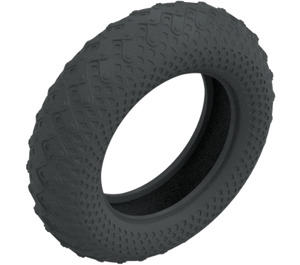 LEGO Dark Stone Gray Tire for Lunar Vehicle (4456)