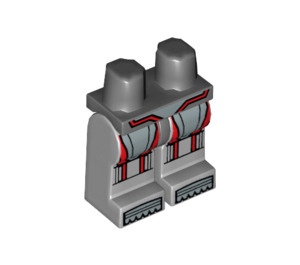 LEGO Dunkles Steingrau Tremor Minifigure Hüften und Beine (3815 / 18217)