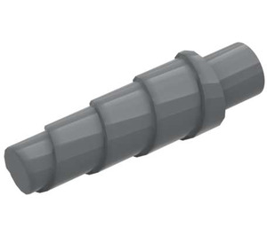 LEGO Dunkles Steingrau Unicorn Horn mit Spiral (34078 / 89522)