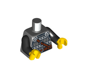 LEGO Dark Stone Gray Viking Queen Minifig Torso (973 / 76382)