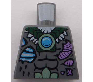 LEGO Gris piedra oscuro Vornon con Heavy Armadura Minifigura Torso sin brazos (973)