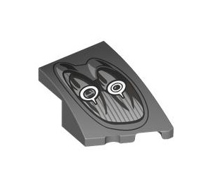 LEGO Dark Stone Gray Wedge 2 x 3 Right with Pagani Right Front Light (80178 / 103738)