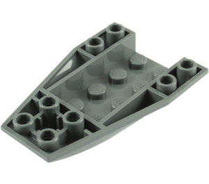 LEGO Dark Stone Gray Wedge 6 x 4 Triple Curved Inverted (43713)