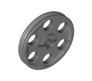 LEGO Dark Stone Gray Wedge Belt Wheel (4185 / 49750)