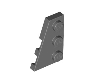 LEGO Dark Stone Gray Wedge Plate 2 x 3 Wing Left (43723)