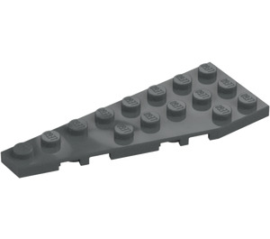 LEGO Dunkles Steingrau Keil Platte 3 x 8 Flügel Links (50305)