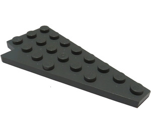 LEGO Dark Stone Gray Wedge Plate 4 x 8 Wing Right with Underside Stud Notch (3934 / 45175)