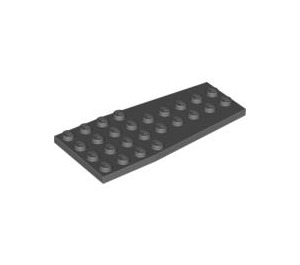 LEGO Gris pierre foncé Coin assiette 4 x 9 Aile sans encoches pour tenons (2413)